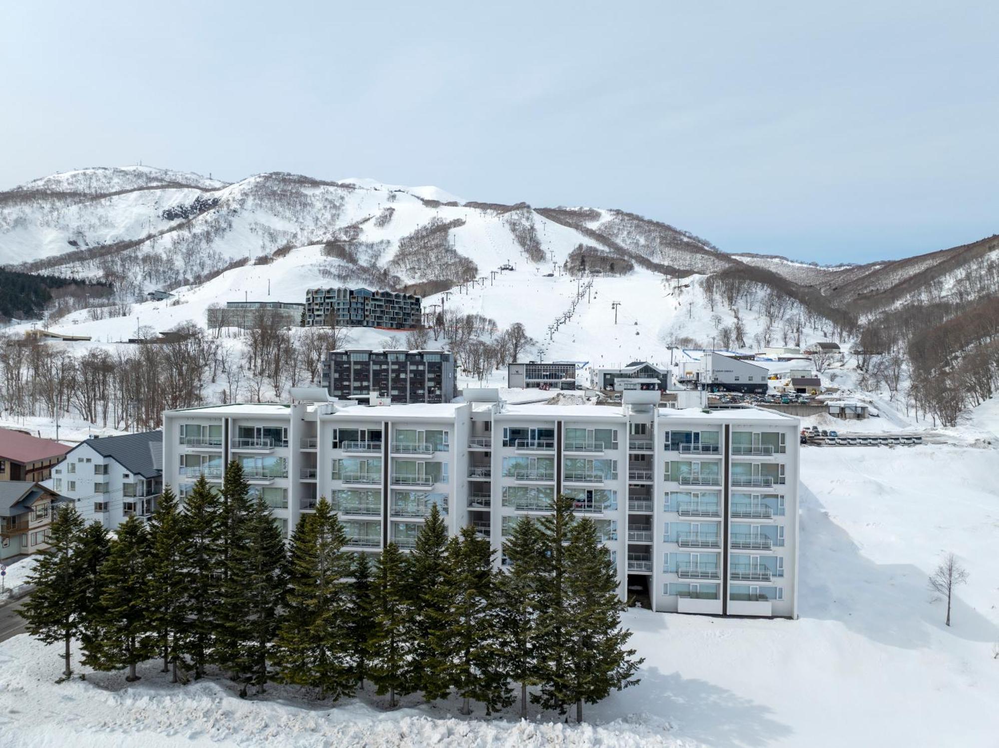 큐찬 니세코 랜드마크 뷰 아파트 외부 사진